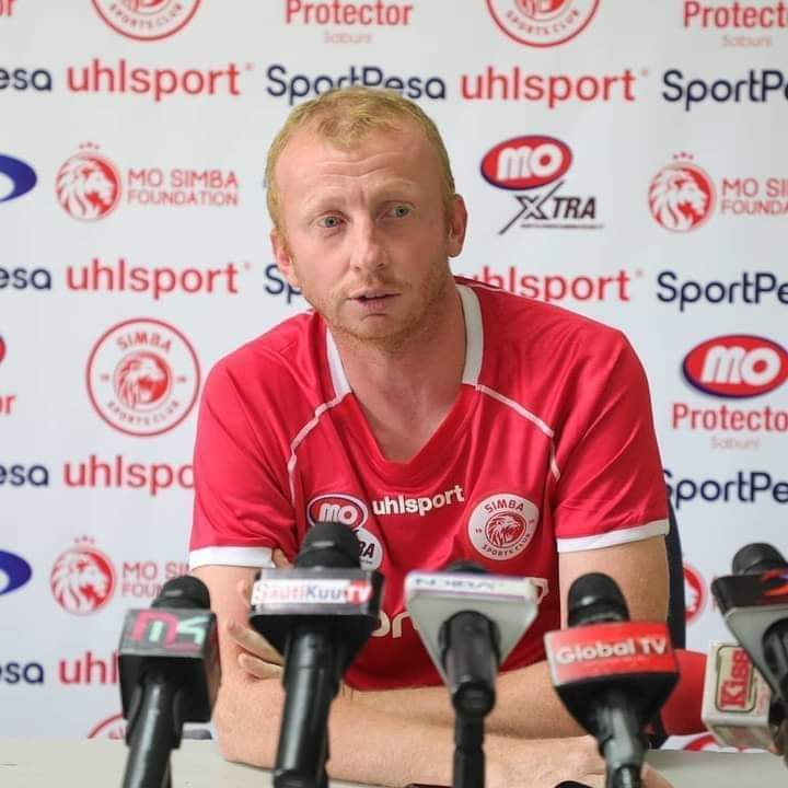 Aliyekuwa kocha wa klabu ya SImba SC  Sven Vandenbroeck